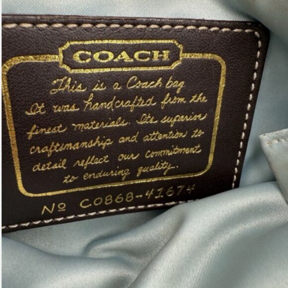 Coach 41674 Legacy Stripe Scarf Print Crossbody 65th Anniversary $188 - Picture 2 of 7